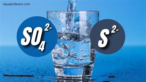 sulphate and sulphide in water